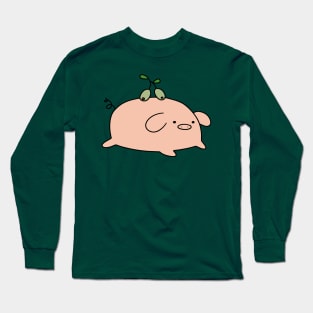 Olive Pig Long Sleeve T-Shirt